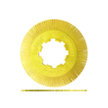 Dedeco SUNBURST 8'' TS DISCS YELLOW 80 GRIT (A/O) 70/BX 1908